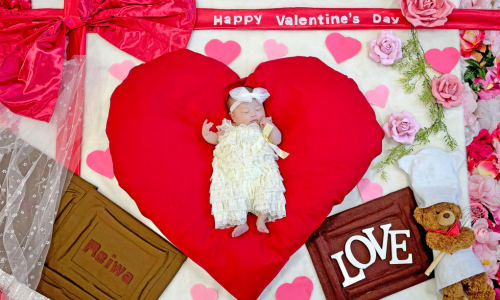 バレンタインおひるねアート撮影会💕